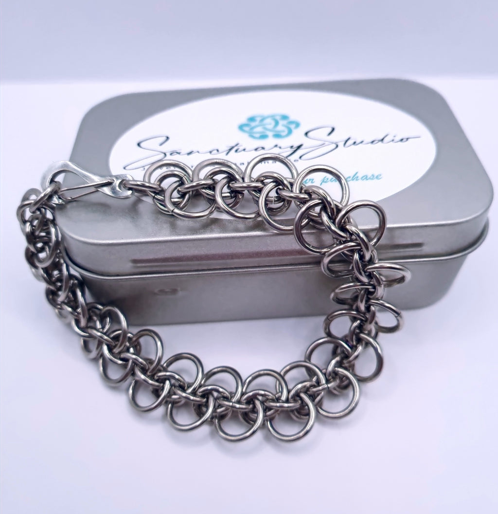 Zephyr Chainmaille Bracelet image 0