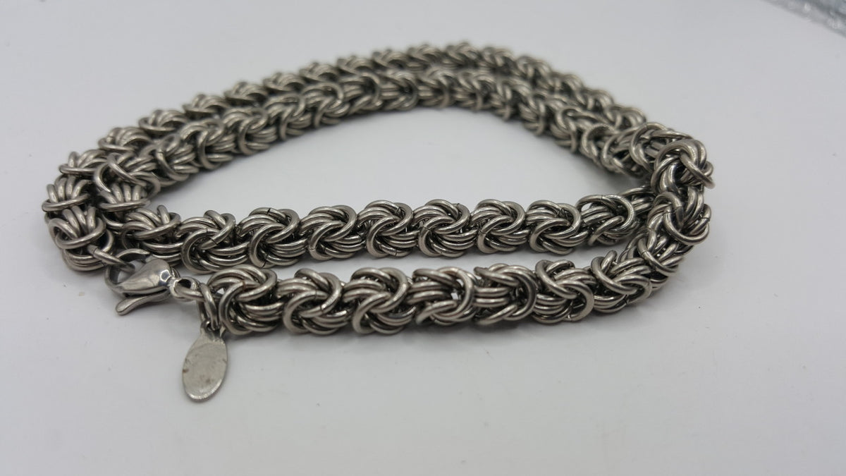 Rosetta Chainmaille Necklace - Stainless Steel