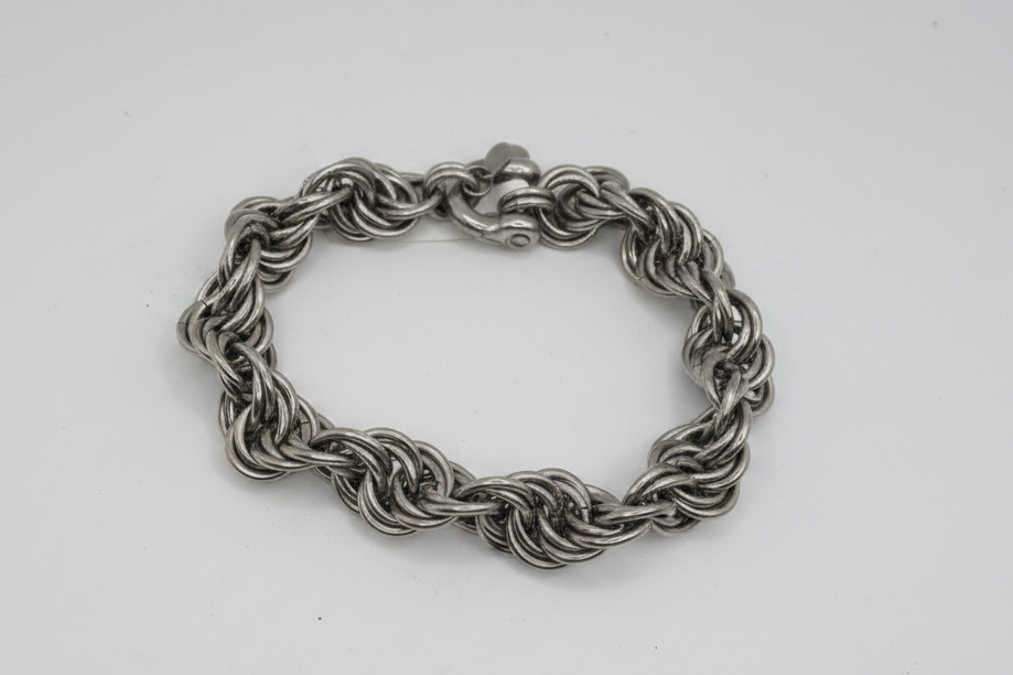 Triskellion Wave Chainmaille Bracelet - Stainless Steel
