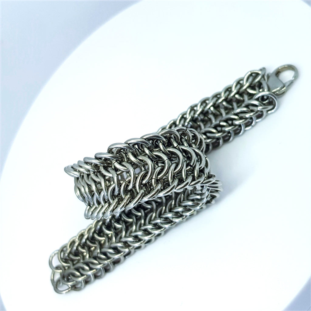 Alligator Back Weave Reversible Bracelet image 2
