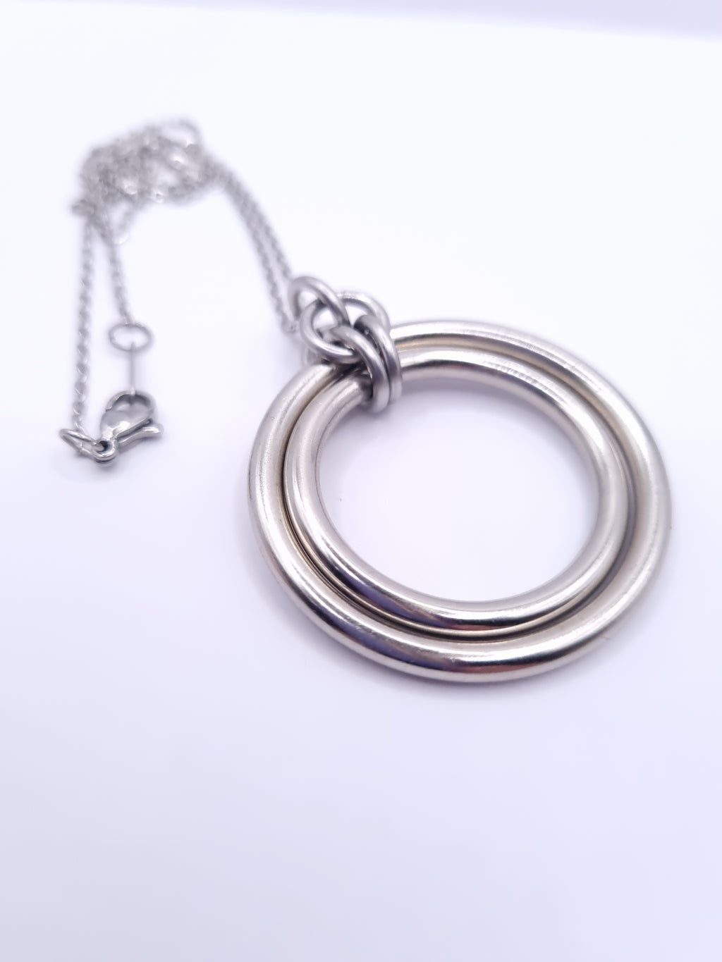 Gemini double ring Pendant image 1