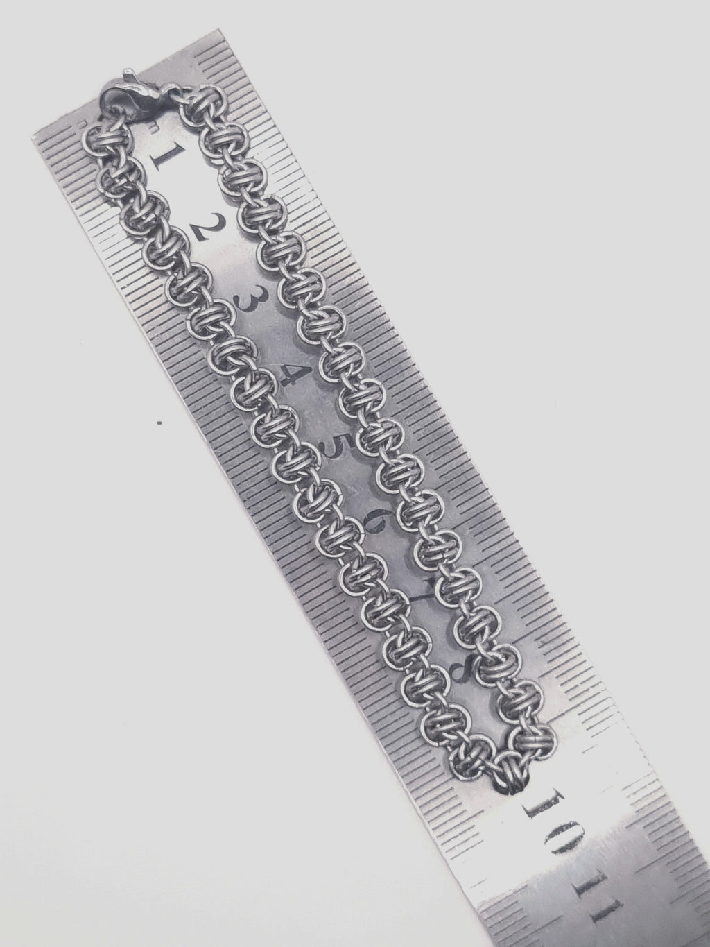 Barrel Weave Micro Chainmaille Bracelet image 3
