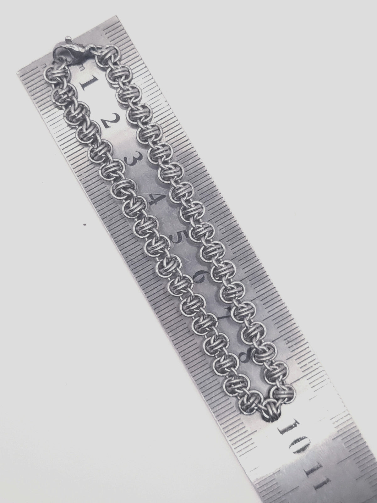 Barrel Weave Micro Chainmaille Bracelet image 3