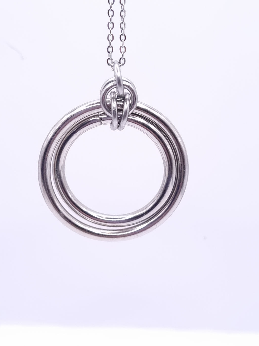 Gemini double ring Pendant image 2