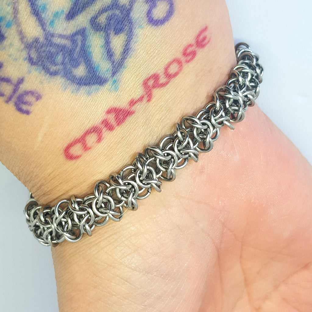Orc Weave Chainmaille Bracelet image 1