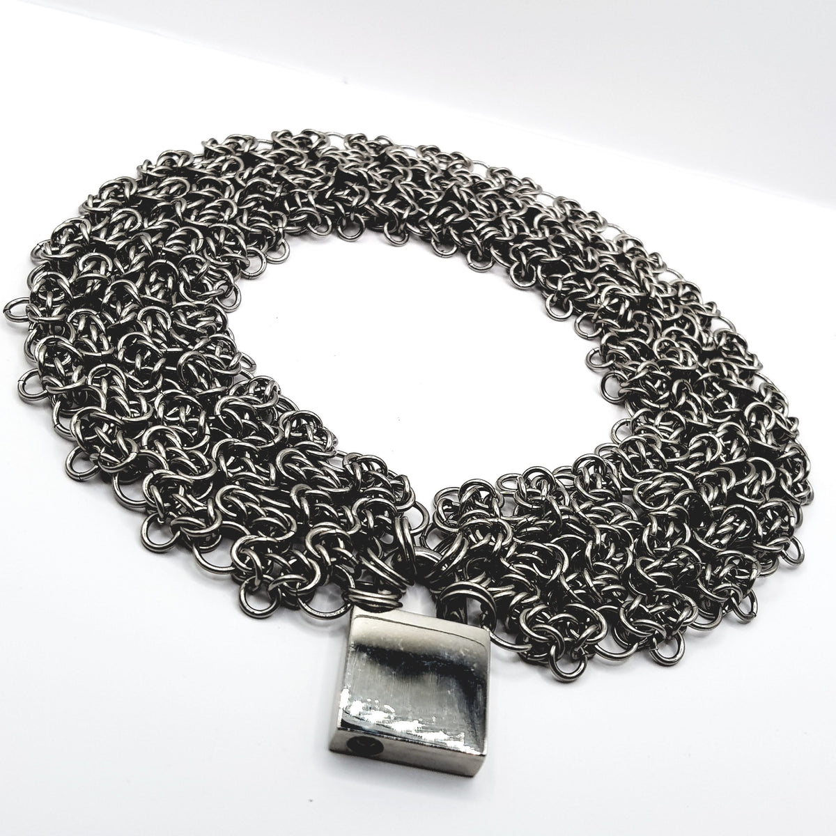 Byzantine Lace Filigree Chainmaille Day collar image 0