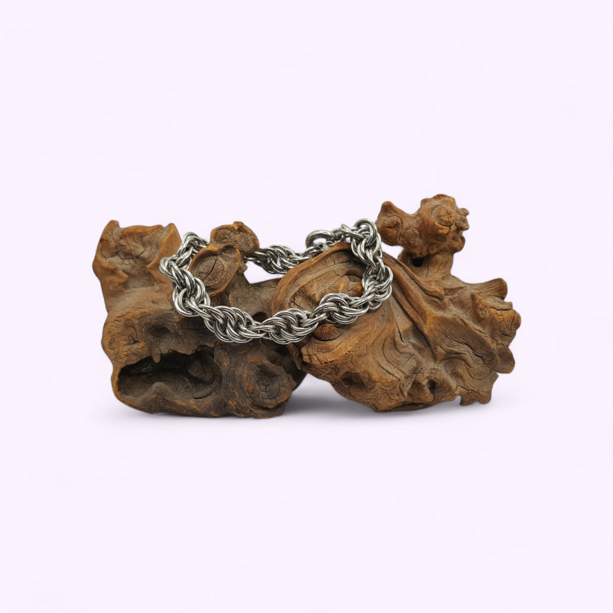 Triskellion Wave Chainmaille Bracelet - Stainless Steel
