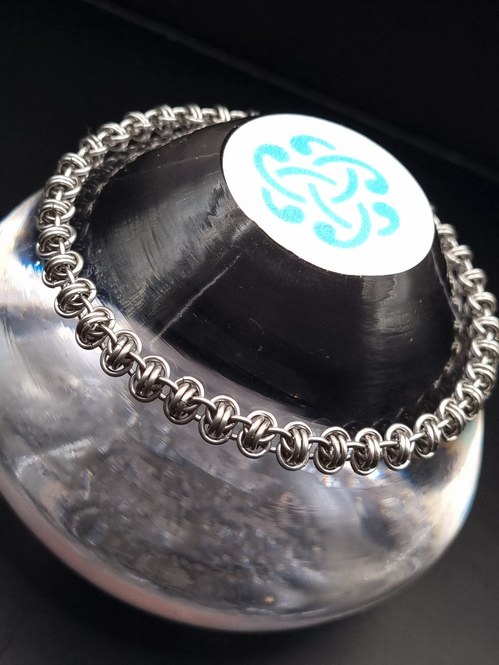 Barrel Weave Micro Chainmaille Bracelet image 1