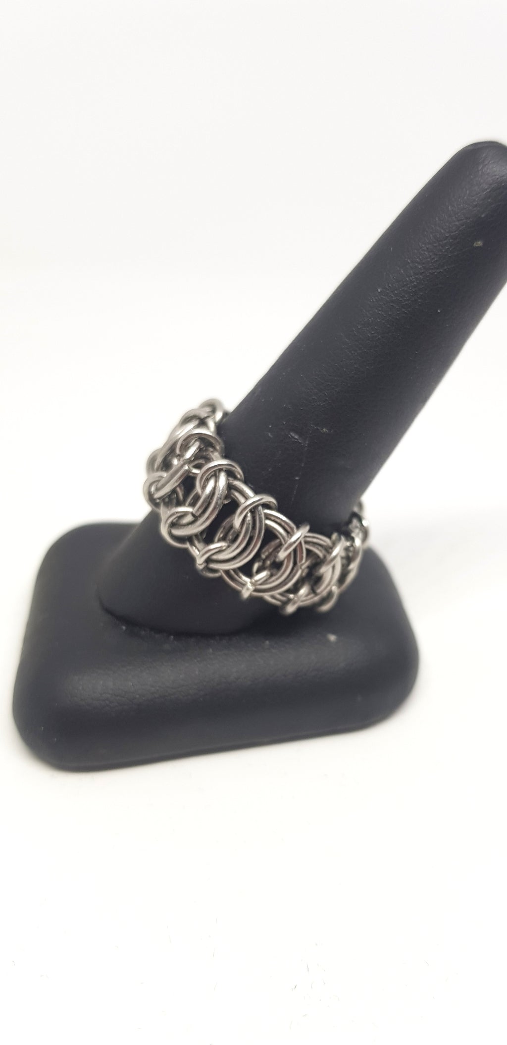 Vertebrae Weave Stainless Steel Ring image 2