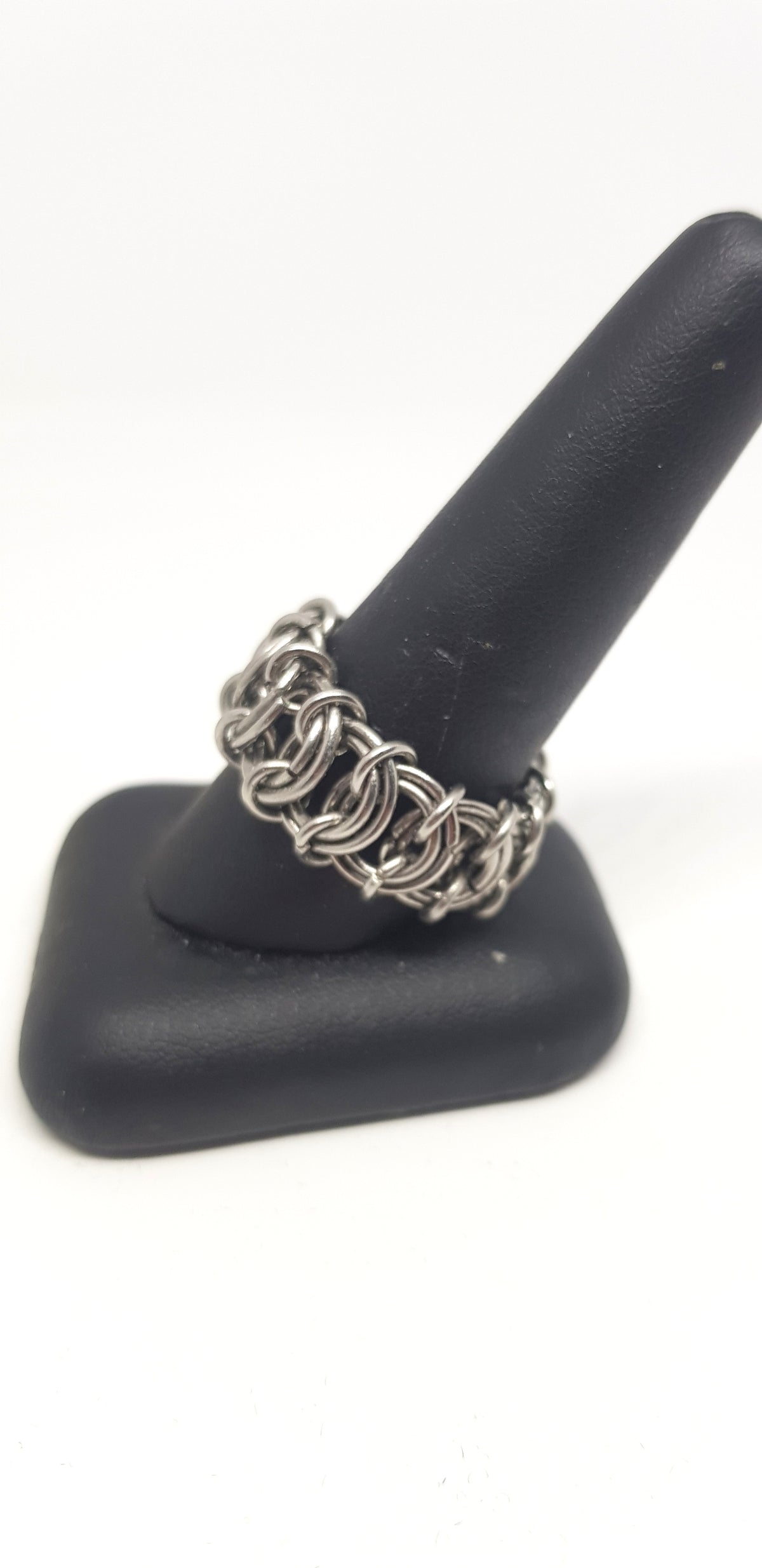 Vertebrae Weave Stainless Steel Ring image 2