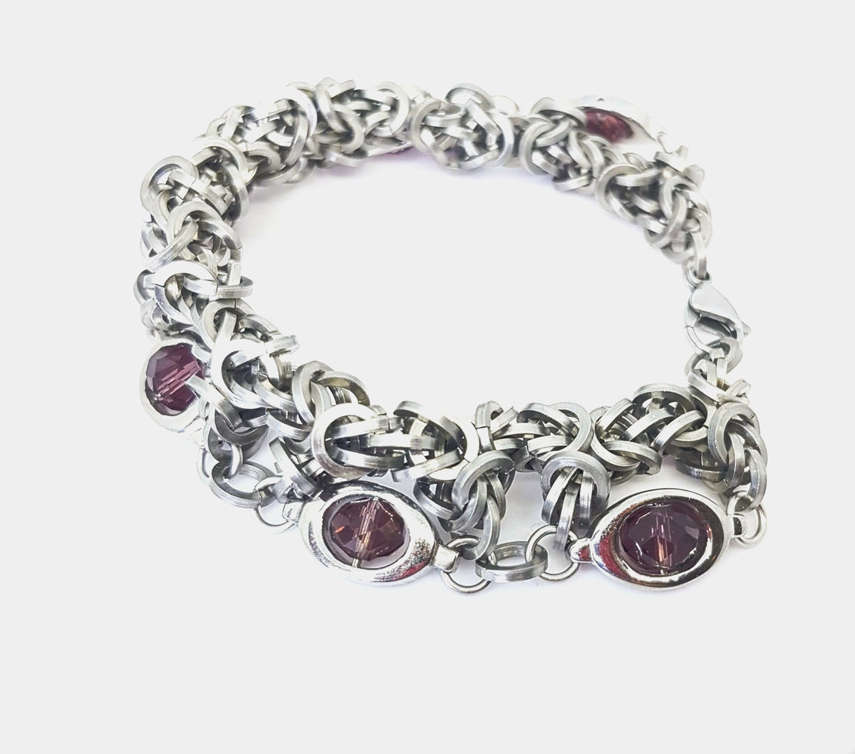 Byzantine Tripoli Amethyst Bracelet image 1