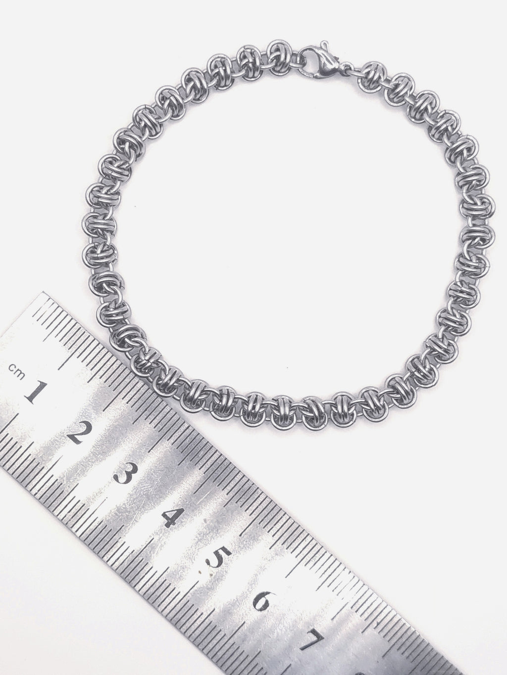 Barrel Weave Micro Chainmaille Bracelet image 2