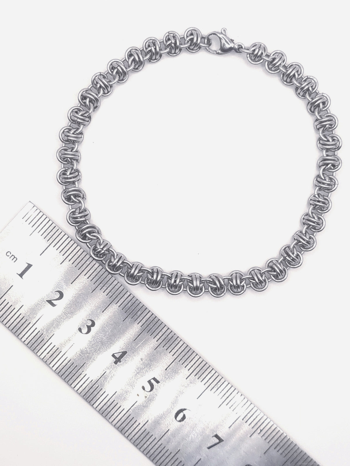 Barrel Weave Micro Chainmaille Bracelet image 2