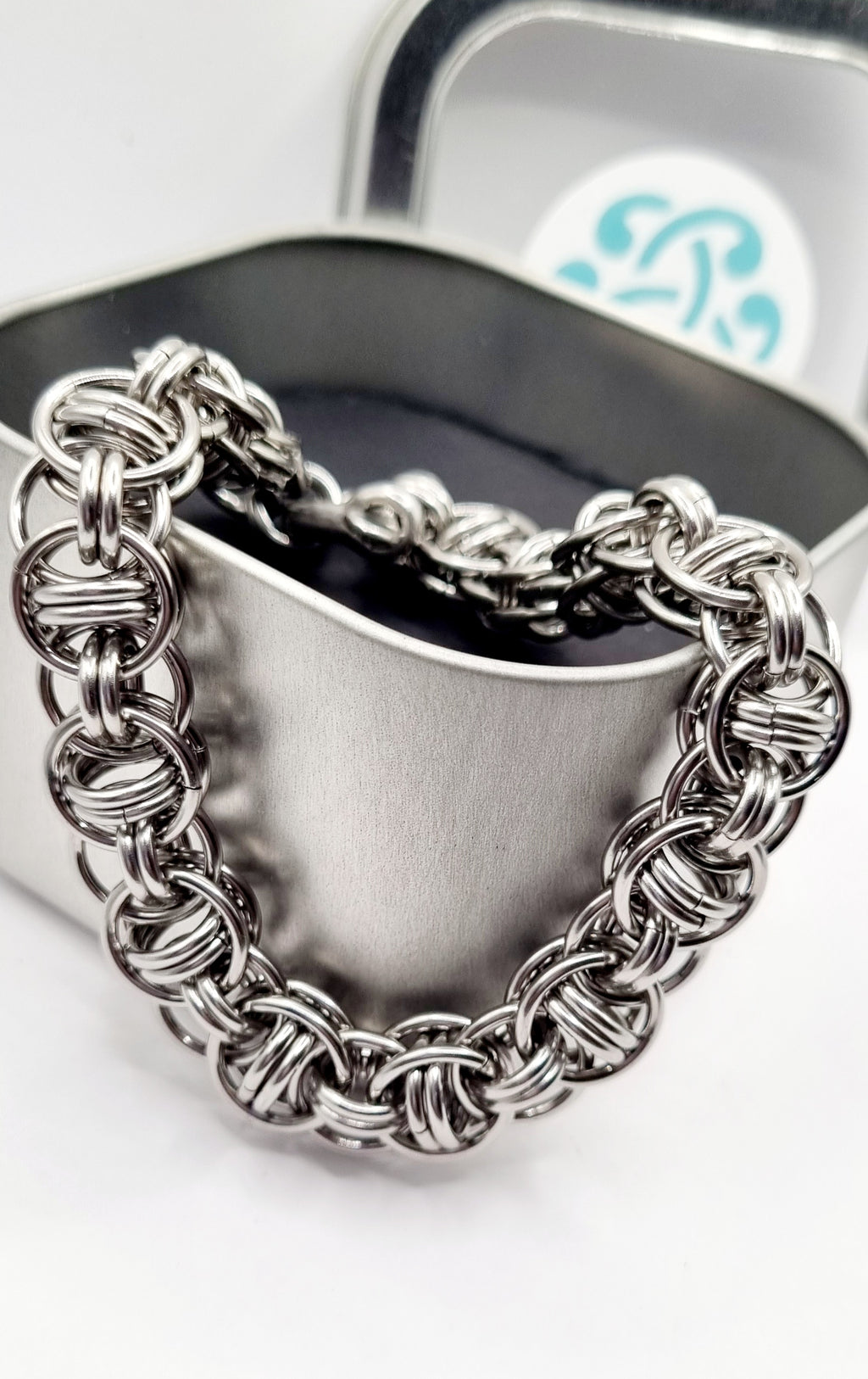 Helm Captive Chainmaille Bracelet image 0
