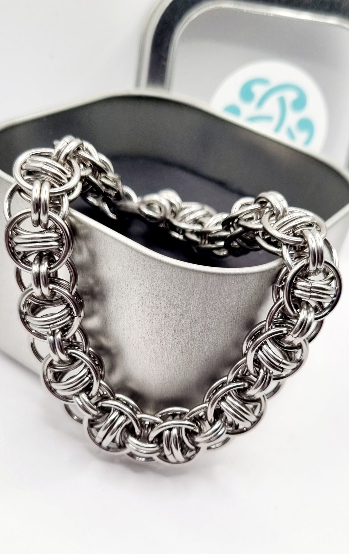 Helm Captive Chainmaille Bracelet image 0