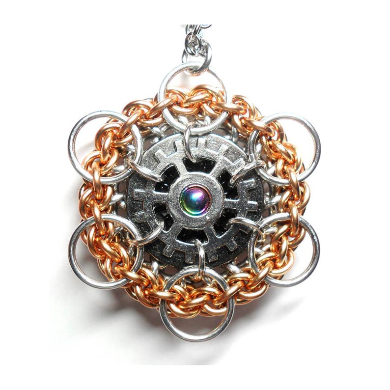 Eye of the Beholder Steampunk Necklace image 1