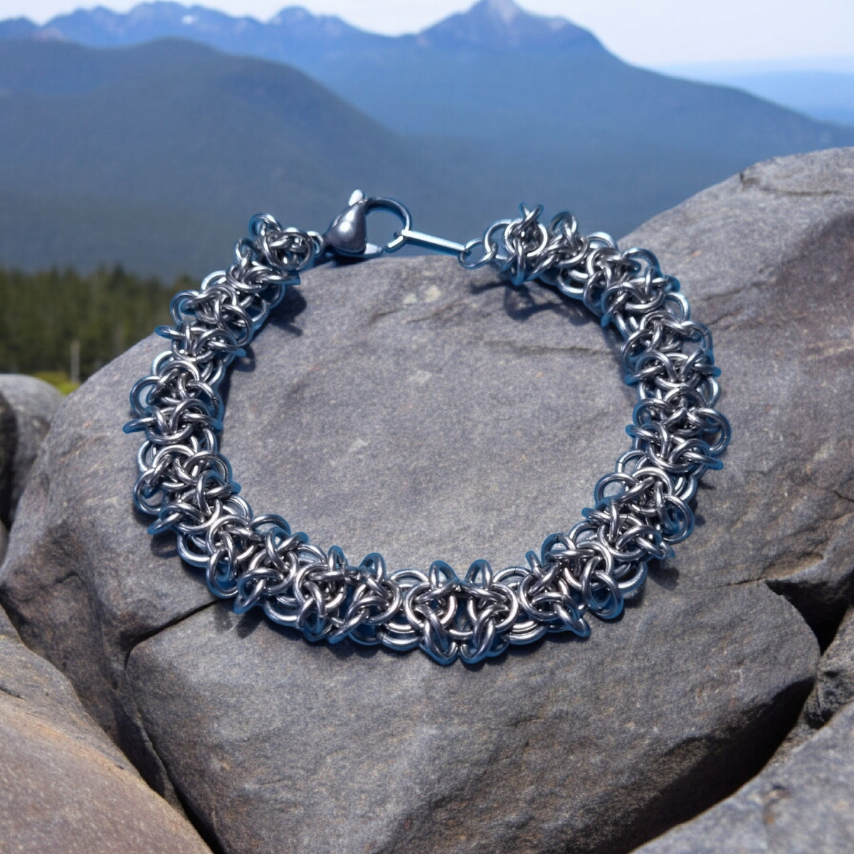 Orc Weave Chainmaille Bracelet - Sanctuary Studio