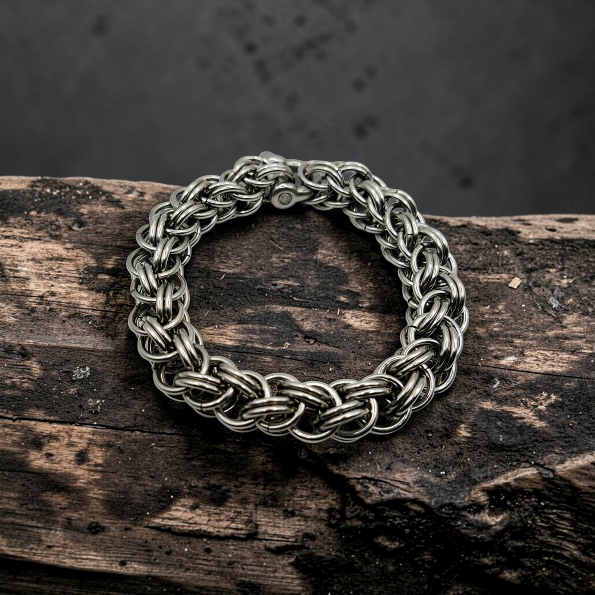 Full Persian X Back 6 in 1 Chainmaille Bracelet - Stainless Steel